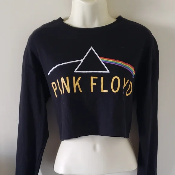 Pink Floyd Thermal Crop Top - Picture 1 of 10